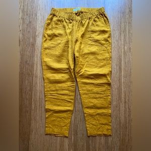 NotPerfectLinen Genova pant in Saffron
